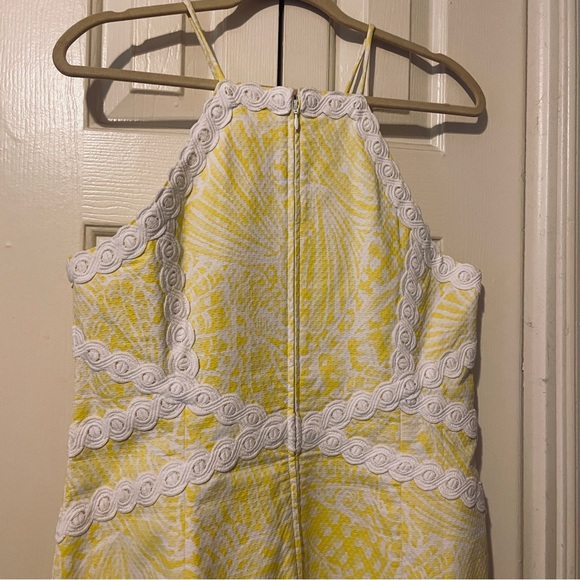 Yellow and white dress by Lilly Pulitzer in size 12 with tags - Picture 6 of 10